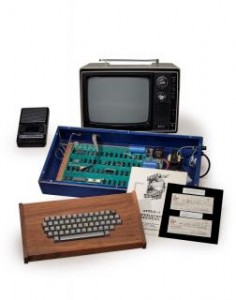 A fully operational Apple computer that Steve Jobs sold is seen in this undated handout picture courtesy of Christie's